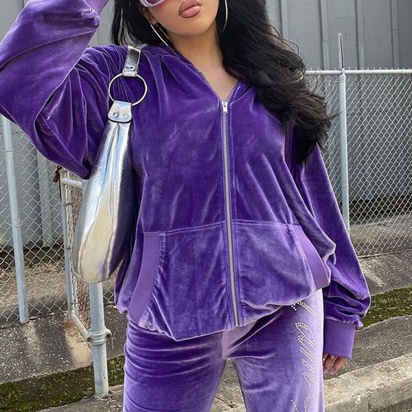 women's hoodies & sweatshirts zip up oversized velvet casual tracksuit autumn long sleeve loose sweatshirt sporty coat y2k harajuku str, Black
women's hoodies & sweatshirts zip up oversized velvet casual tracksuit autumn long sleeve loose sweatshirt sporty coat y2k harajuku str, Black