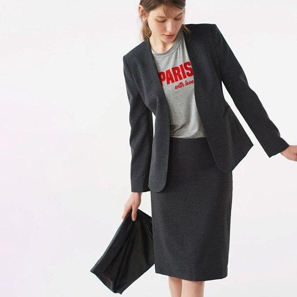women's two piece pants 7evening black/gray/pink wool ladies no button long sleeve blazer + suit mini skirt - female ol, White
women's two piece pants 7evening black/gray/pink wool ladies no button long sleeve blazer + suit mini skirt - female ol, White