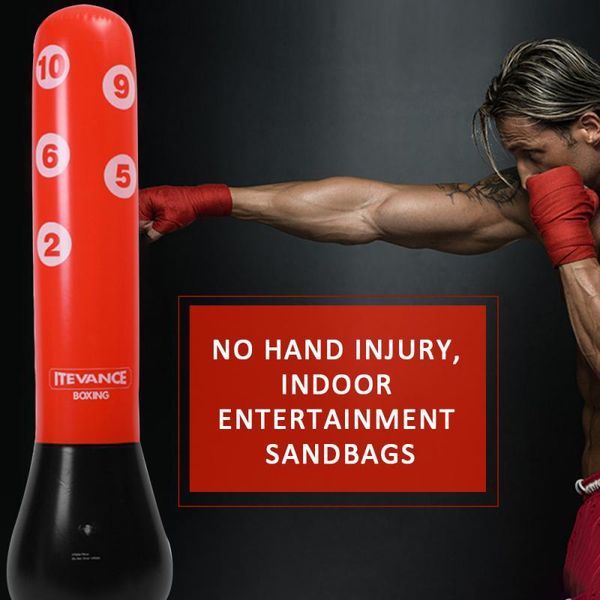 inflatable boxing punch bag tumbler sandbag fitness sand 160cm training pads standing column punching
inflatable boxing punch bag tumbler sandbag fitness sand 160cm training pads standing column punching