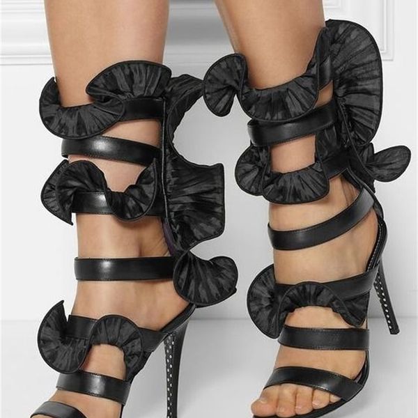 sandal silk deluxe with black leather baboon women high leap stripper in ankle sandals
sandal silk deluxe with black leather baboon women high leap stripper in ankle sandals