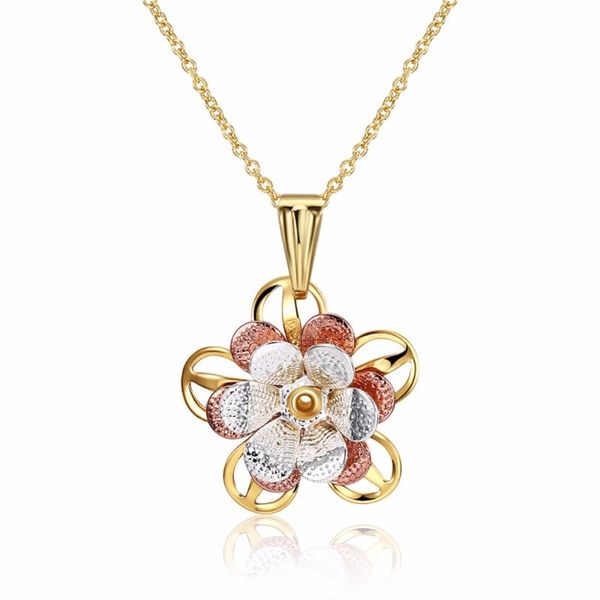 pendant necklaces women classic jewelry hollow flower necklace 3 color gold fashion girl lady party accessories, Silver
pendant necklaces women classic jewelry hollow flower necklace 3 color gold fashion girl lady party accessories, Silver