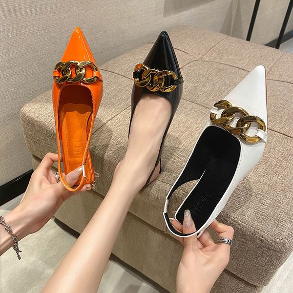 80% off store online 2021 brand design chain buckle flat shoes women heel ballet pointed toe slip on female ballerina casual loafers, Black
80% off store online 2021 brand design chain buckle flat shoes women heel ballet pointed toe slip on female ballerina casual loafers, Black