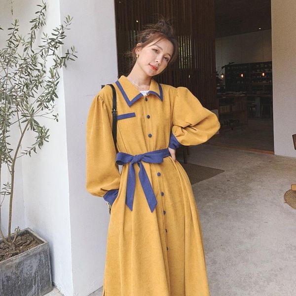 casual dresses nsmw mi 2021 women dress spring autumn french elegant waist-controlled lace-up color contrast large swing shirt d12, Black;gray
casual dresses nsmw mi 2021 women dress spring autumn french elegant waist-controlled lace-up color contrast large swing shirt d12, Black;gray