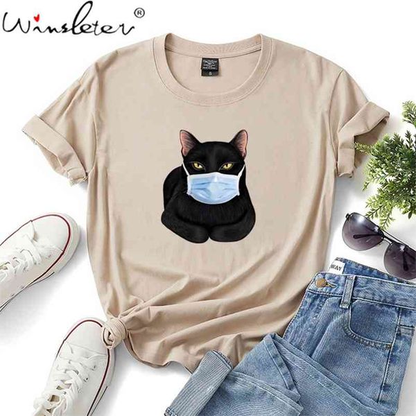 harajuku tshirt funny black cats with mask print short sleeve cotton & tees fashion casual womens t shirt t07510b 210421, White
harajuku tshirt funny black cats with mask print short sleeve cotton & tees fashion casual womens t shirt t07510b 210421, White