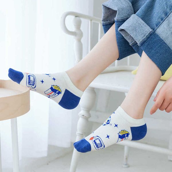 cotton socks women's summer thin cute shallow mouth invisible boat cartoon pattern, Black
cotton socks women's summer thin cute shallow mouth invisible boat cartoon pattern, Black