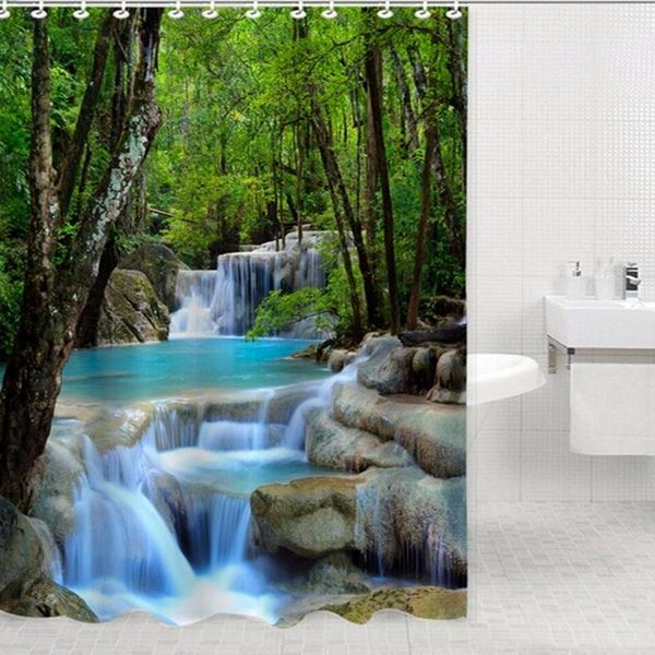 shower curtains 200x180cm polyester 3d waterfall nature scenery bathroom curtain with hooks
shower curtains 200x180cm polyester 3d waterfall nature scenery bathroom curtain with hooks