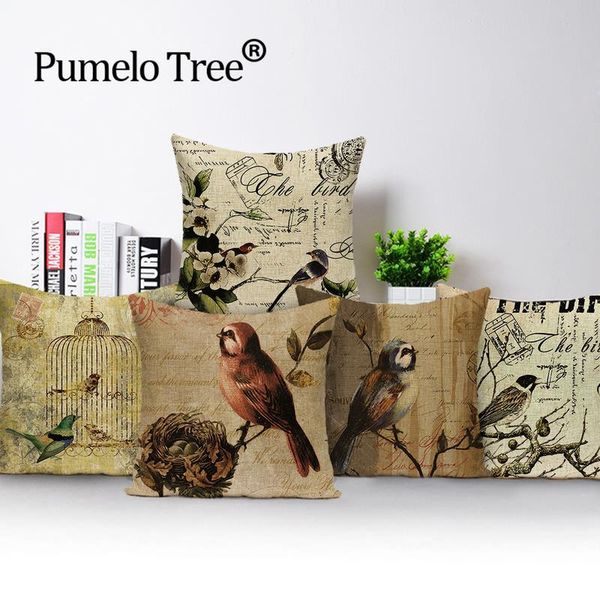 romantic cushion cover european bird animal rustic pillow game 45*45cm linen decoration for home decor throw cushion/decorative
romantic cushion cover european bird animal rustic pillow game 45*45cm linen decoration for home decor throw cushion/decorative