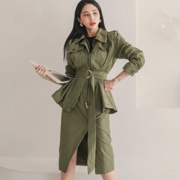 zawfl vintage windbreaker jacket suit skirt female autumn two-piece western fashion lady coat dress set 210525, White
zawfl vintage windbreaker jacket suit skirt female autumn two-piece western fashion lady coat dress set 210525, White