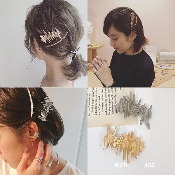 hair accessories fashion ins vintage metal clips alligator clip matte silver gold color hairpins women girls
hair accessories fashion ins vintage metal clips alligator clip matte silver gold color hairpins women girls