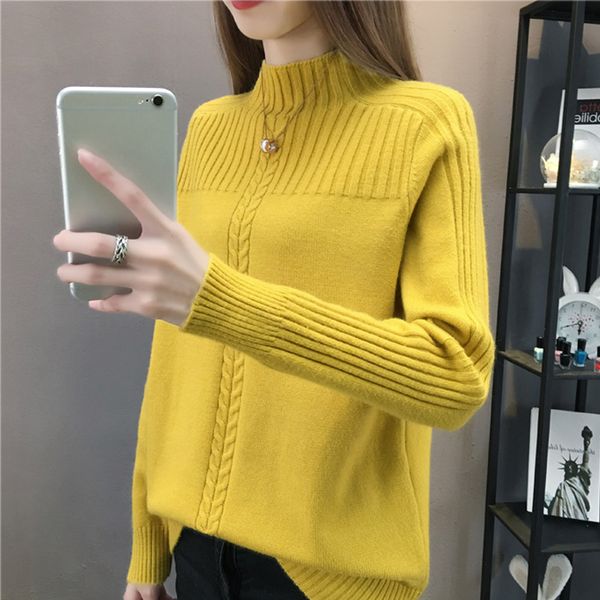 knitted turtleneck women autumn winter 2021 new ladies korean sweater female long sleeve jumper blue white red pullover femme, White;black
knitted turtleneck women autumn winter 2021 new ladies korean sweater female long sleeve jumper blue white red pullover femme, White;black