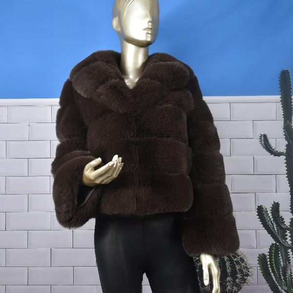 women's fur & faux autumn winter women outwear overcoat cropped short coat fluffy lapel thick plush warm clothes, Black
women's fur & faux autumn winter women outwear overcoat cropped short coat fluffy lapel thick plush warm clothes, Black