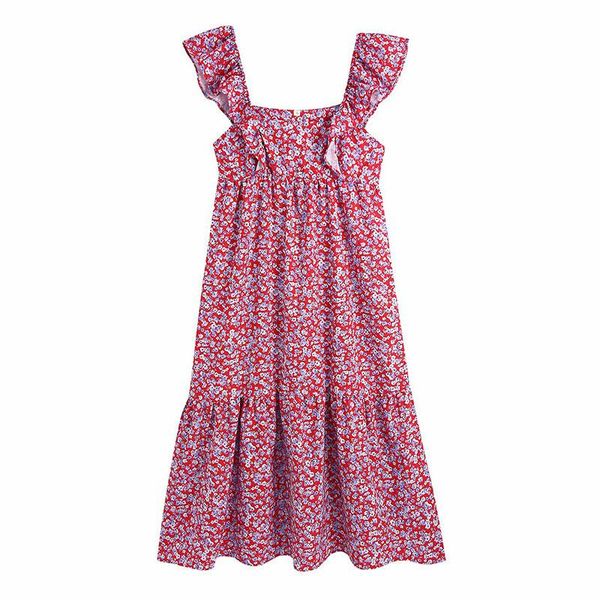casual dresses women summer vintage loose tank dress 2021 sleeveless ruffles floral print female elegant street mid-calf vestidos, Black;gray
casual dresses women summer vintage loose tank dress 2021 sleeveless ruffles floral print female elegant street mid-calf vestidos, Black;gray