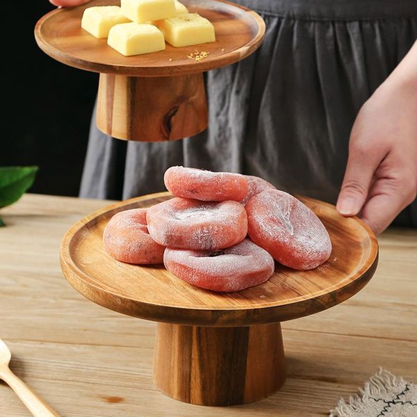 dishes & plates rhe 1ps natural wooden cake plate high stand fruit dessert snack tray home decor pography props kitchen baking tools
dishes & plates rhe 1ps natural wooden cake plate high stand fruit dessert snack tray home decor pography props kitchen baking tools