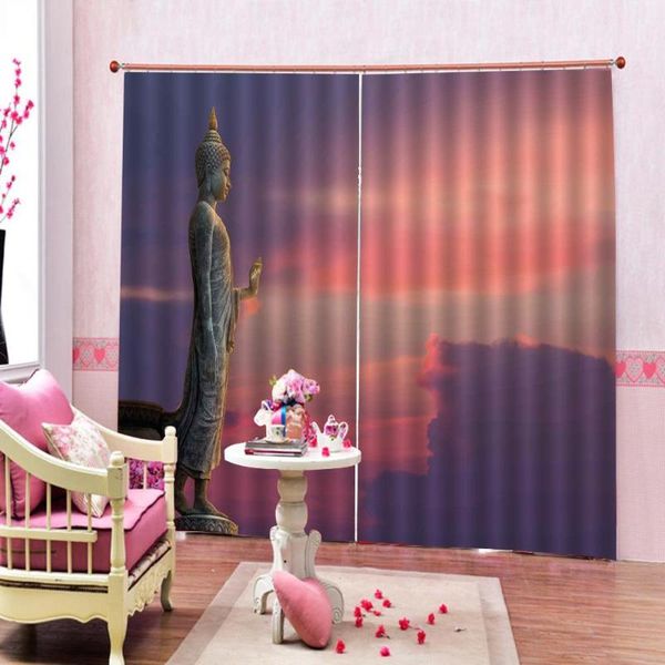 curtain & drapes customize 3d buddha window digital print night scenery blackout for living room bedroom
curtain & drapes customize 3d buddha window digital print night scenery blackout for living room bedroom