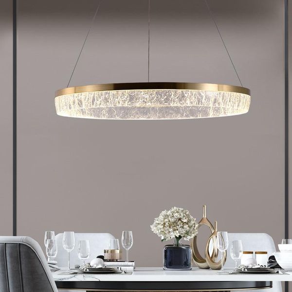 postmodern nordic creative round crystal chandelier dining room lamp living master bedroom european simple model pendant lamps
postmodern nordic creative round crystal chandelier dining room lamp living master bedroom european simple model pendant lamps