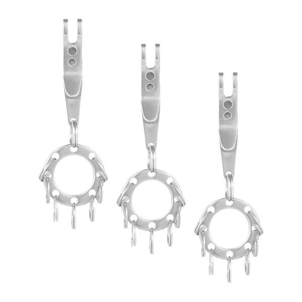 cords, slings and webbing 3pcs creative suspension clips bag pendants hanging key rings (silver)
cords, slings and webbing 3pcs creative suspension clips bag pendants hanging key rings (silver)