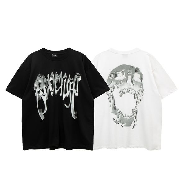 t shirt 22ss short sleeve men womens big letter printed t-shirts tees, White;black
t shirt 22ss short sleeve men womens big letter printed t-shirts tees, White;black