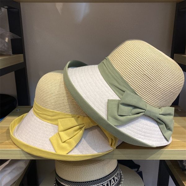 sun hat women's new summer bow folding straw hat cute ruili fisherman's hats show face small plain hats children zy, Blue;gray
sun hat women's new summer bow folding straw hat cute ruili fisherman's hats show face small plain hats children zy, Blue;gray