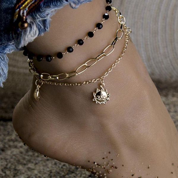 anklets 3 pieces chains women fashion beach ankle bracelet female feet jewelry accessories 2021 moon leg bracelets, Red;blue
anklets 3 pieces chains women fashion beach ankle bracelet female feet jewelry accessories 2021 moon leg bracelets, Red;blue