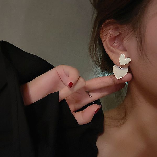 925 silver needle versatile double love earrings south designer east gate fashion personality earrings simple one two earrings
925 silver needle versatile double love earrings south designer east gate fashion personality earrings simple one two earrings