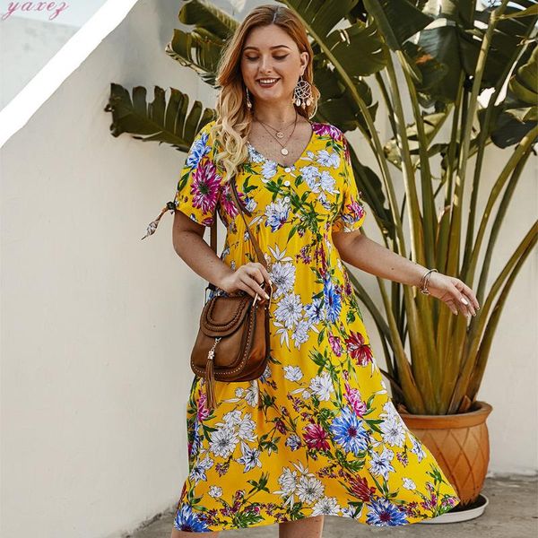 casual dresses large size women short sleeve ruched thin floral cotton loose bohe long dress kaftan yellow fresh summer, Black;gray
casual dresses large size women short sleeve ruched thin floral cotton loose bohe long dress kaftan yellow fresh summer, Black;gray