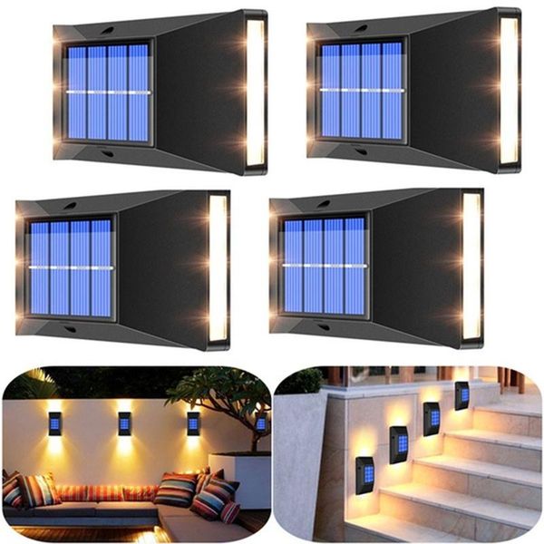 solar lamps 2pcs led light outdoor waterproof lighting powered wall for garden decoration xmas street
solar lamps 2pcs led light outdoor waterproof lighting powered wall for garden decoration xmas street