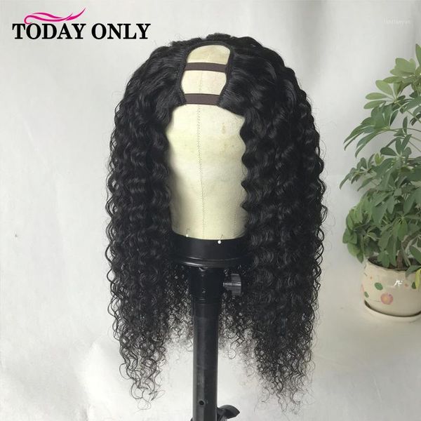 part wig human hair kinky curly for black women glueless scalp u shape wigs 150 180 density remy brazilian 8-30'1, Black;brown 
part wig human hair kinky curly for black women glueless scalp u shape wigs 150 180 density remy brazilian 8-30'1, Black;brown