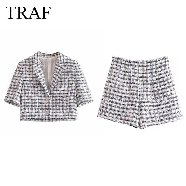 women's tracksuits clothing suits with shorts fashion vintage texture casual blazer plaid jacket high waist sets office lady, Gray
women's tracksuits clothing suits with shorts fashion vintage texture casual blazer plaid jacket high waist sets office lady, Gray
