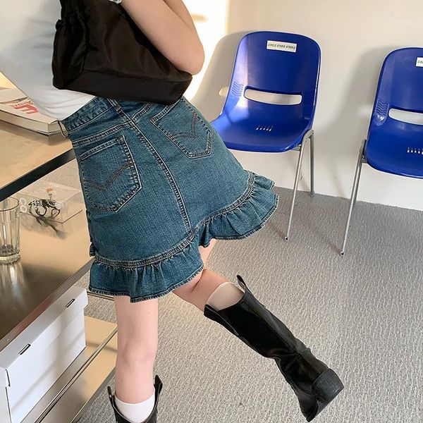 skirts 2021 ruffled denim skirt, high waist, slim, all-match a-line skirt womens falda de mujer nueva moda midi, Black
skirts 2021 ruffled denim skirt, high waist, slim, all-match a-line skirt womens falda de mujer nueva moda midi, Black