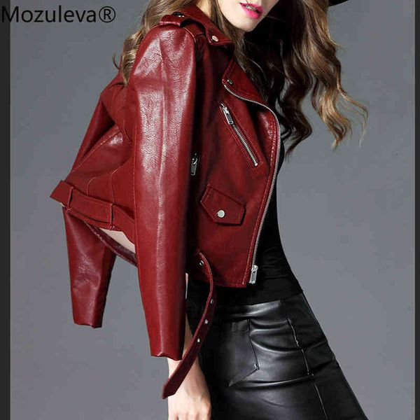 mouzleva autumn and winter office lady turn-down collar with female zipper motorcycle regular leather jacket, Black
mouzleva autumn and winter office lady turn-down collar with female zipper motorcycle regular leather jacket, Black