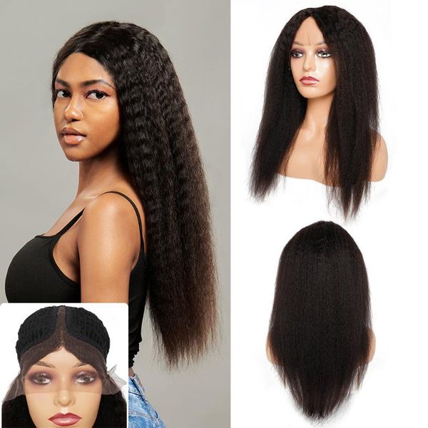 lace wigs t part wig yaki straight remy human hair 13*4*1 kinky natural color front for women, Black;brown
lace wigs t part wig yaki straight remy human hair 13*4*1 kinky natural color front for women, Black;brown