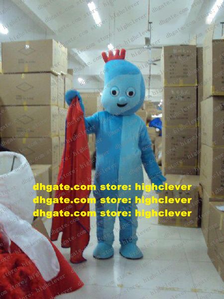 cute blue iggle piggle mascot costume mascotte in the night garden with red hairs small smiling mouth no.612 ship, Red;yellow
cute blue iggle piggle mascot costume mascotte in the night garden with red hairs small smiling mouth no.612 ship, Red;yellow