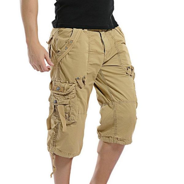 men's shorts casual men summer camouflage cotton cargo camo short pants homme without belt drop calf-length, White;black
men's shorts casual men summer camouflage cotton cargo camo short pants homme without belt drop calf-length, White;black