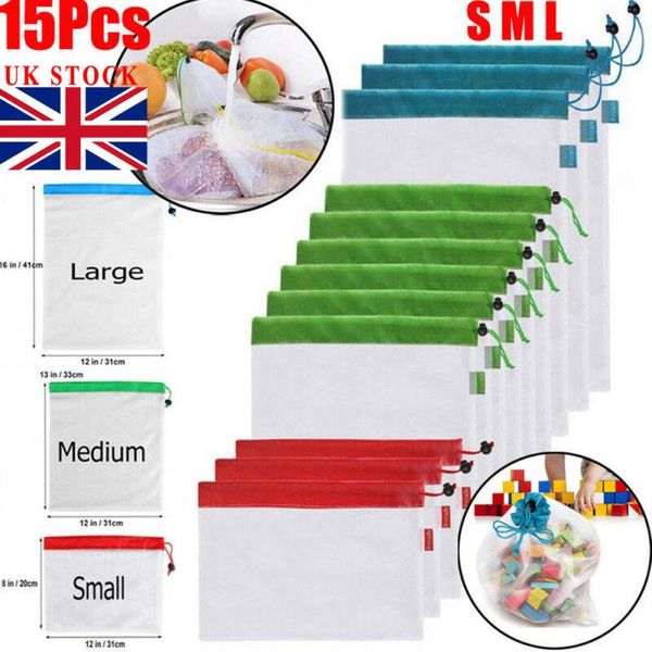 hanging baskets 12pcs/15pcs reusable mesh produce bags washable eco friendly for grocery shopping storage toys fruit vegetable bag
hanging baskets 12pcs/15pcs reusable mesh produce bags washable eco friendly for grocery shopping storage toys fruit vegetable bag