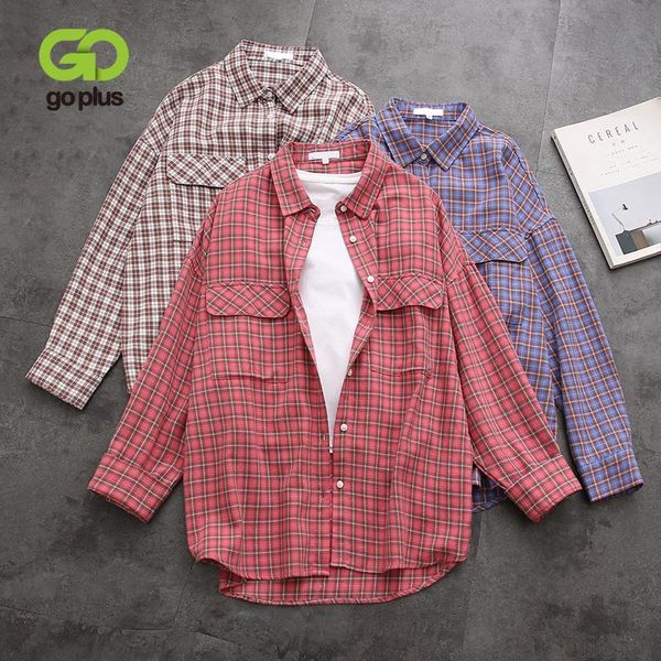 women's blouses & shirts goplus shirt plus size womens and vintage plaid blouse clothing camisas mujer haut femme bluzki damskie, White
women's blouses & shirts goplus shirt plus size womens and vintage plaid blouse clothing camisas mujer haut femme bluzki damskie, White