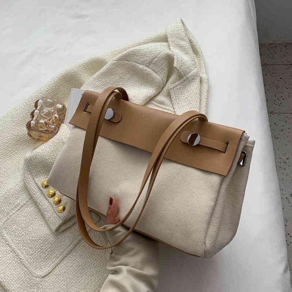 handbags bags commuter large capacity women's autumn and winter 2021 fashion canvas leisure high-grade color contrast shoulder, Black;red
handbags bags commuter large capacity women's autumn and winter 2021 fashion canvas leisure high-grade color contrast shoulder, Black;red