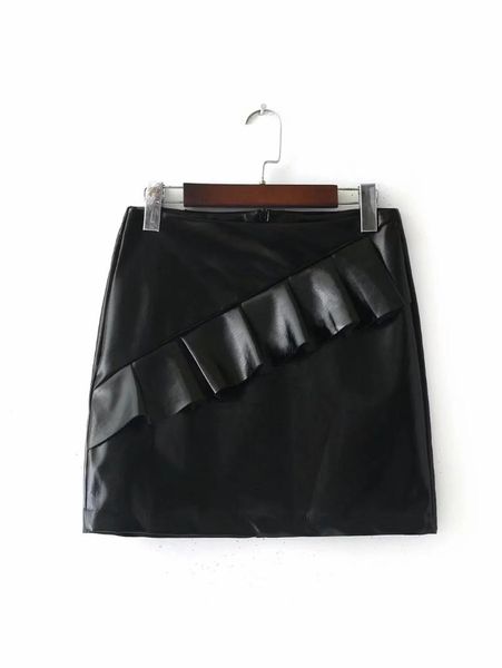 skirts 2021 spring arrival high waist slim mini skirt front lotus leaf side leather european style black
skirts 2021 spring arrival high waist slim mini skirt front lotus leaf side leather european style black