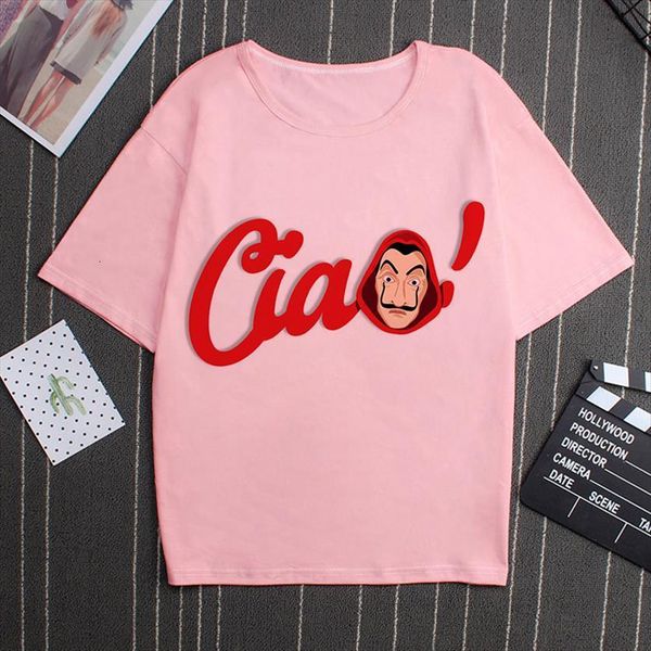 maycaur the house of womens paper money heist la casa de papel summer series pink, White
maycaur the house of womens paper money heist la casa de papel summer series pink, White