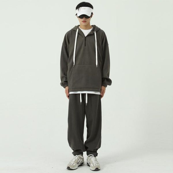 men's tracksuits clothing hoodie sweatshirts + elasitc waist trousers sport two pieces set for male 2021 spring autumn sets, Gray
men's tracksuits clothing hoodie sweatshirts + elasitc waist trousers sport two pieces set for male 2021 spring autumn sets, Gray
