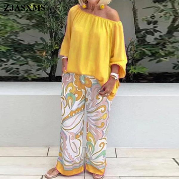 women's two piece pants retro linen cotton t shirt women sets 2021 spring off shoulder pullover and print wide leg outfits half sleeve, White
women's two piece pants retro linen cotton t shirt women sets 2021 spring off shoulder pullover and print wide leg outfits half sleeve, White