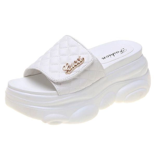 slippers summer style woman platform high heels sandals 8cm wedges ladies leather flip flops beach shoes female, Black
slippers summer style woman platform high heels sandals 8cm wedges ladies leather flip flops beach shoes female, Black
