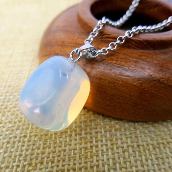pendant necklaces silver plated geometric opalite opal link chain necklace simple style jewelry
pendant necklaces silver plated geometric opalite opal link chain necklace simple style jewelry