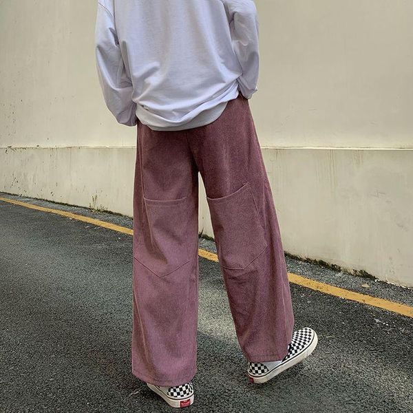 men's jeans corduroy pants straight trousers 2021autumn korean fashion solid pocket personality casual sports wide-leg trend, Blue
men's jeans corduroy pants straight trousers 2021autumn korean fashion solid pocket personality casual sports wide-leg trend, Blue