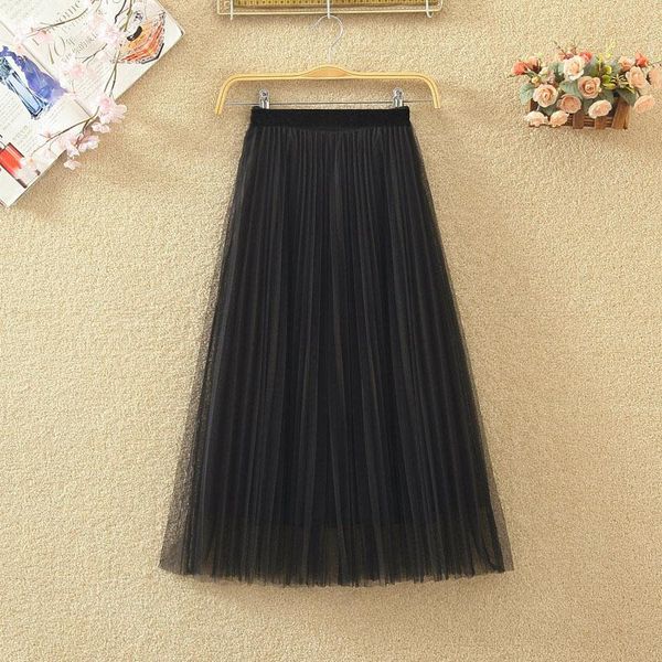 skirts long tulle skirt women 2021 spring summer korean elegant high waist a-line pleated midi female party puffy, Black
skirts long tulle skirt women 2021 spring summer korean elegant high waist a-line pleated midi female party puffy, Black