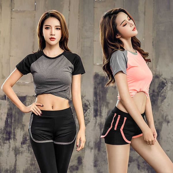 suit women's yoga spring and summer five piece loose gym running fast dry clothes net red, Black;white
suit women's yoga spring and summer five piece loose gym running fast dry clothes net red, Black;white