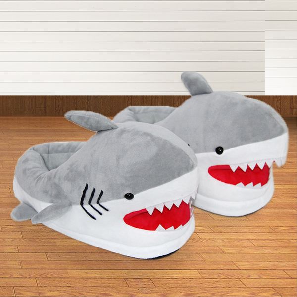autumn and winter plush slippers three-dimensional shark soft thick bottom home couple bag heel cotton shoes, Black
autumn and winter plush slippers three-dimensional shark soft thick bottom home couple bag heel cotton shoes, Black