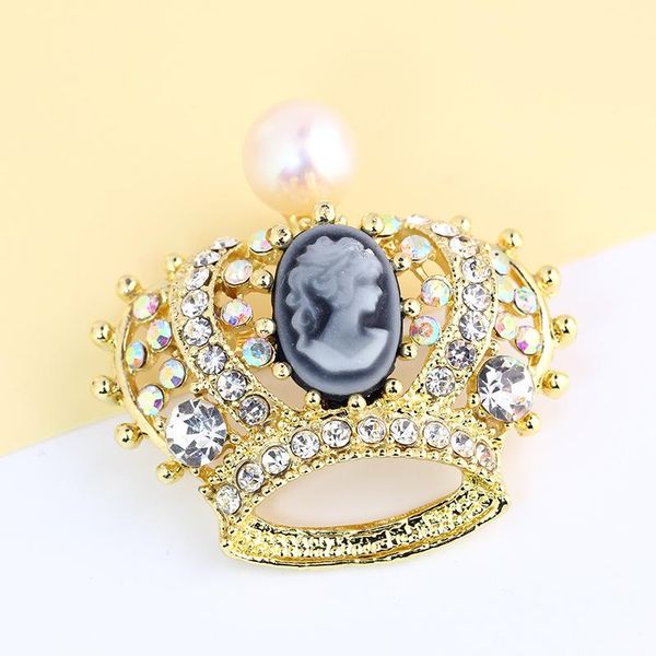 pins, brooches madalena sarara 8mm freshwater pearl brooch pin rhinestone inlaid crown pendant style, Gray
pins, brooches madalena sarara 8mm freshwater pearl brooch pin rhinestone inlaid crown pendant style, Gray