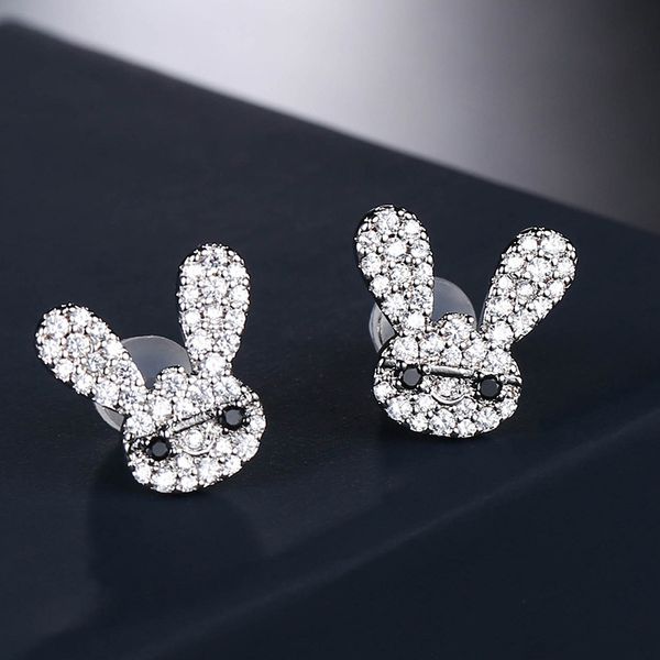 umgodly fashion luxury brands full cubic zirconia stones cute rabbit stud earrings with black eyes girl yao chen collection, Golden
umgodly fashion luxury brands full cubic zirconia stones cute rabbit stud earrings with black eyes girl yao chen collection, Golden