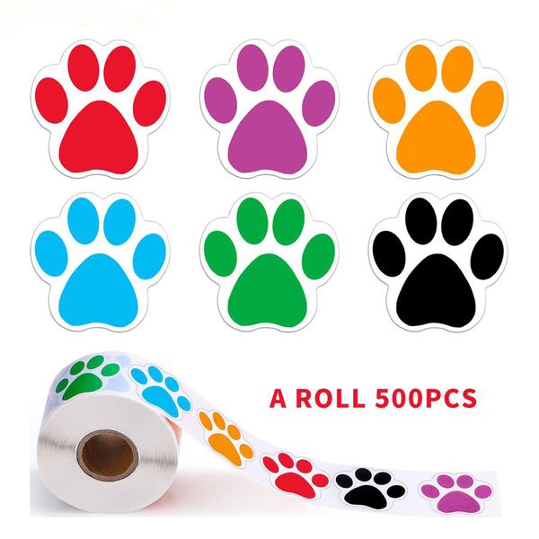 500pcs colorful paw print stickers dog puppy bear cat paw labels stickers for kids 6 colors 1 inch round reward sticker roll
500pcs colorful paw print stickers dog puppy bear cat paw labels stickers for kids 6 colors 1 inch round reward sticker roll