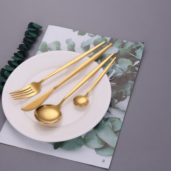 dinnerware sets 4pcs/set gold stainless steel cutlery for weddings fork spoons set luxury chopsticks soup spoon steak butter knife flatware
dinnerware sets 4pcs/set gold stainless steel cutlery for weddings fork spoons set luxury chopsticks soup spoon steak butter knife flatware